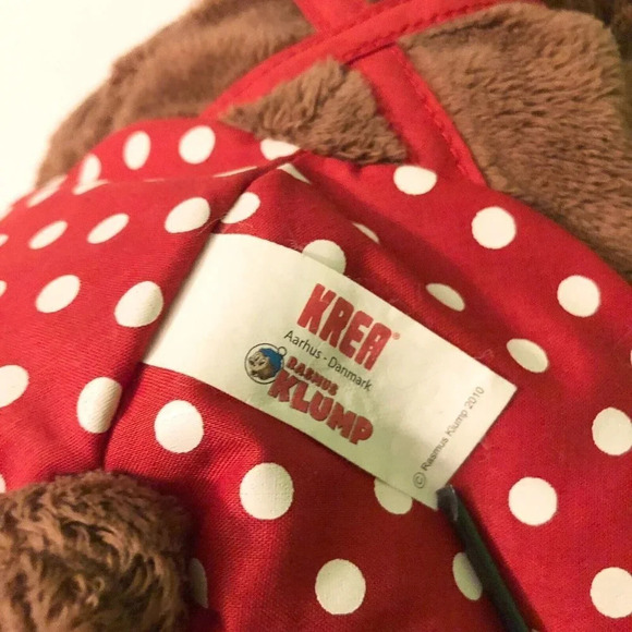 2010 Krea Rasmus Klump Plush Hand Puppet Danish Cartoon Character Stuffed Animal - Picture 9 of 15